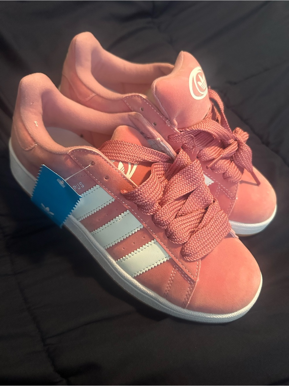 Pink adidas campus